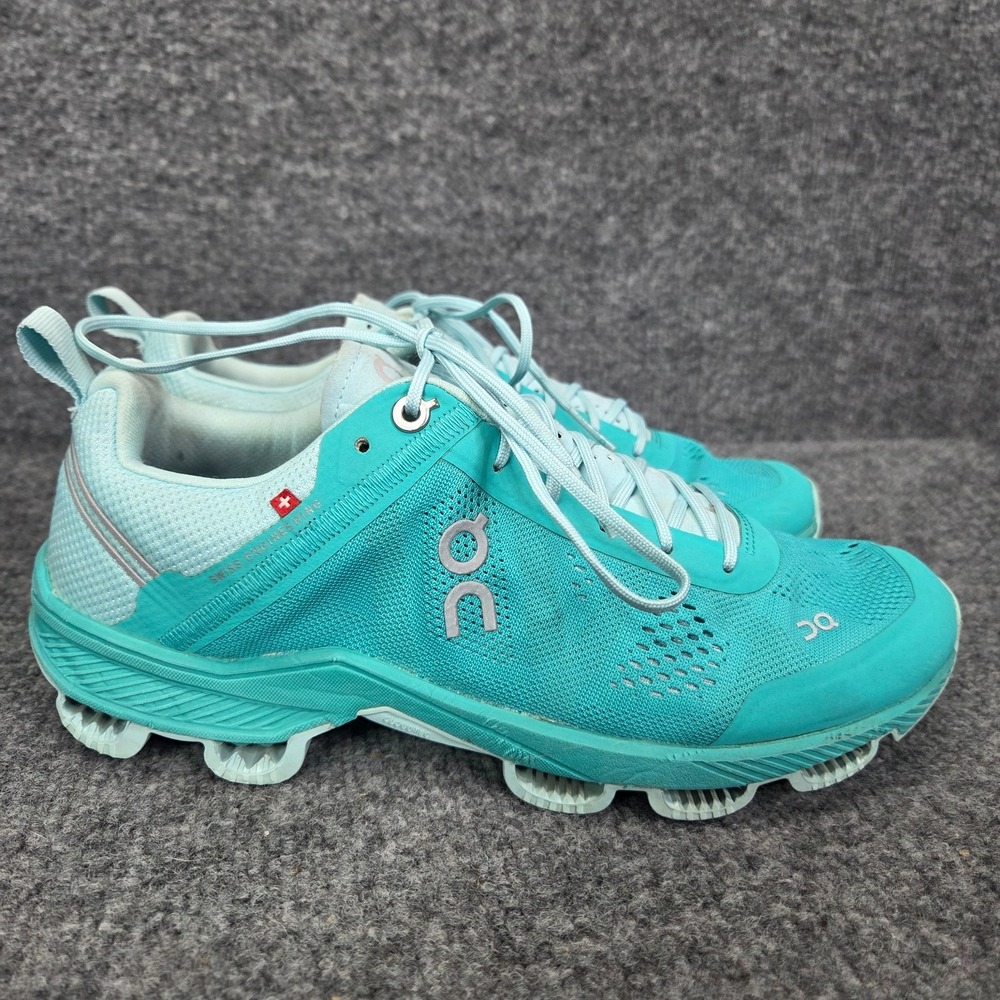 On Cloud Cloudsurfer Sz 8 Womens Blue Green Atlantis Haze Running Athletic Shoe